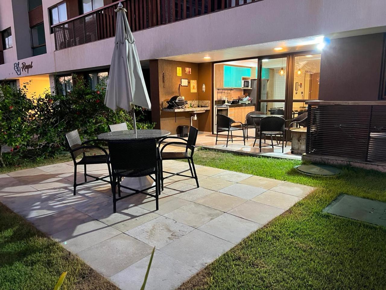 Luxuoso Flat 3 Quartos, Terreo, No Cupe Beach Living - Beira Mar De ปอร์โต จิ กาลินญาส ภายนอก รูปภาพ