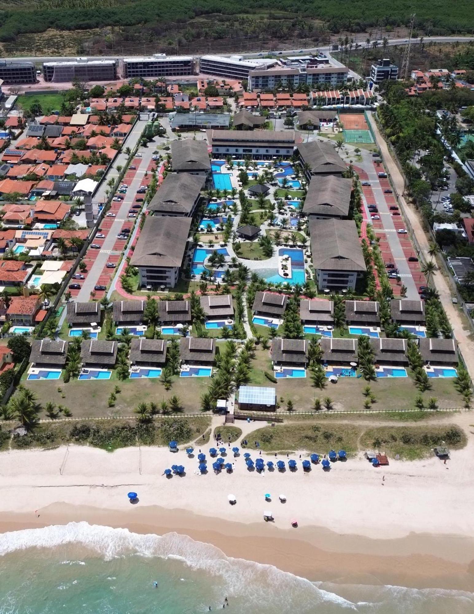 Luxuoso Flat 3 Quartos, Terreo, No Cupe Beach Living - Beira Mar De ปอร์โต จิ กาลินญาส ภายนอก รูปภาพ