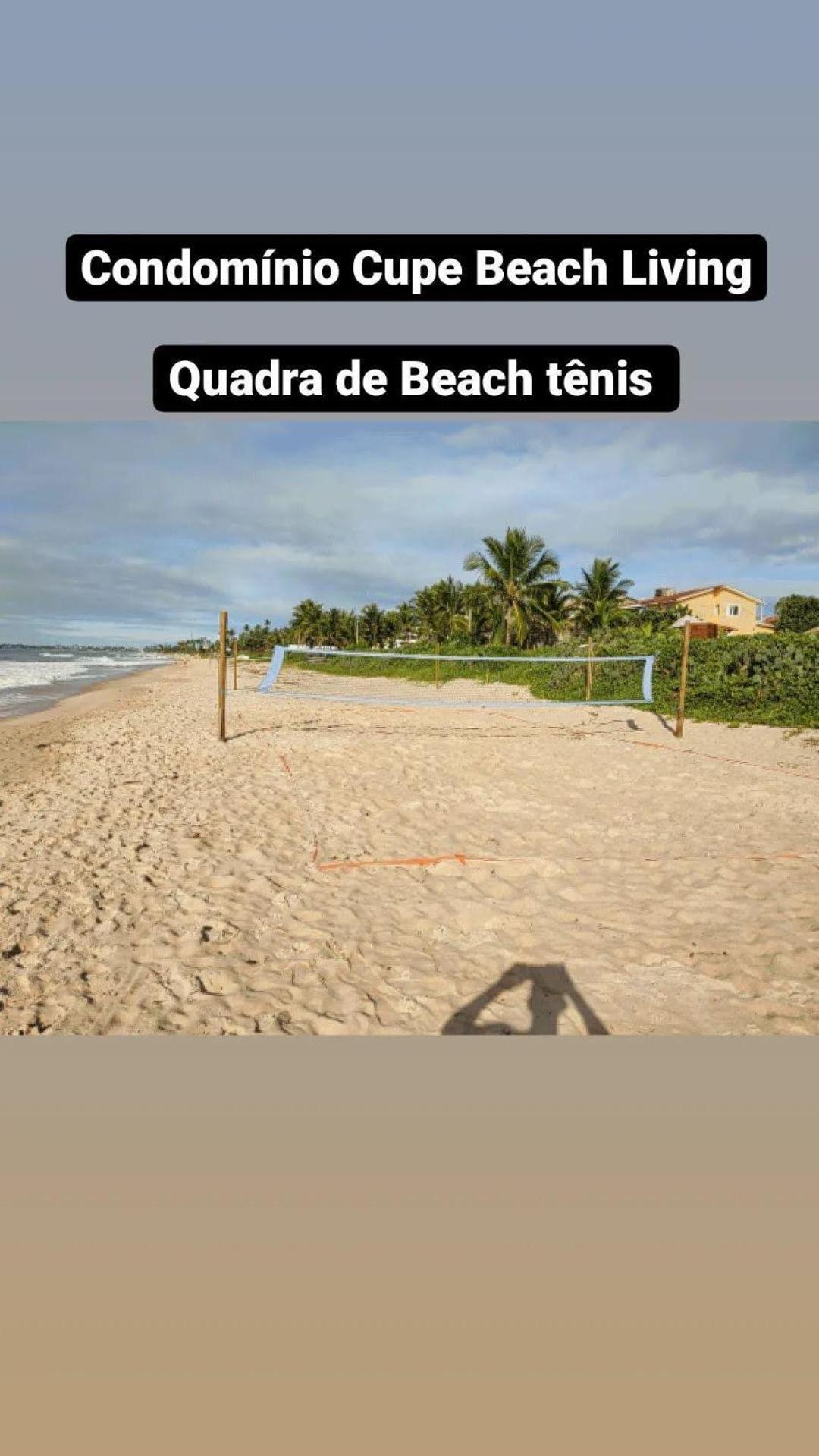 Luxuoso Flat 3 Quartos, Terreo, No Cupe Beach Living - Beira Mar De ปอร์โต จิ กาลินญาส ภายนอก รูปภาพ
