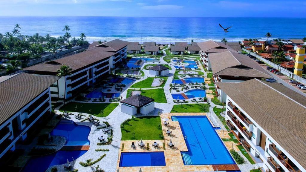 Luxuoso Flat 3 Quartos, Terreo, No Cupe Beach Living - Beira Mar De ปอร์โต จิ กาลินญาส ภายนอก รูปภาพ