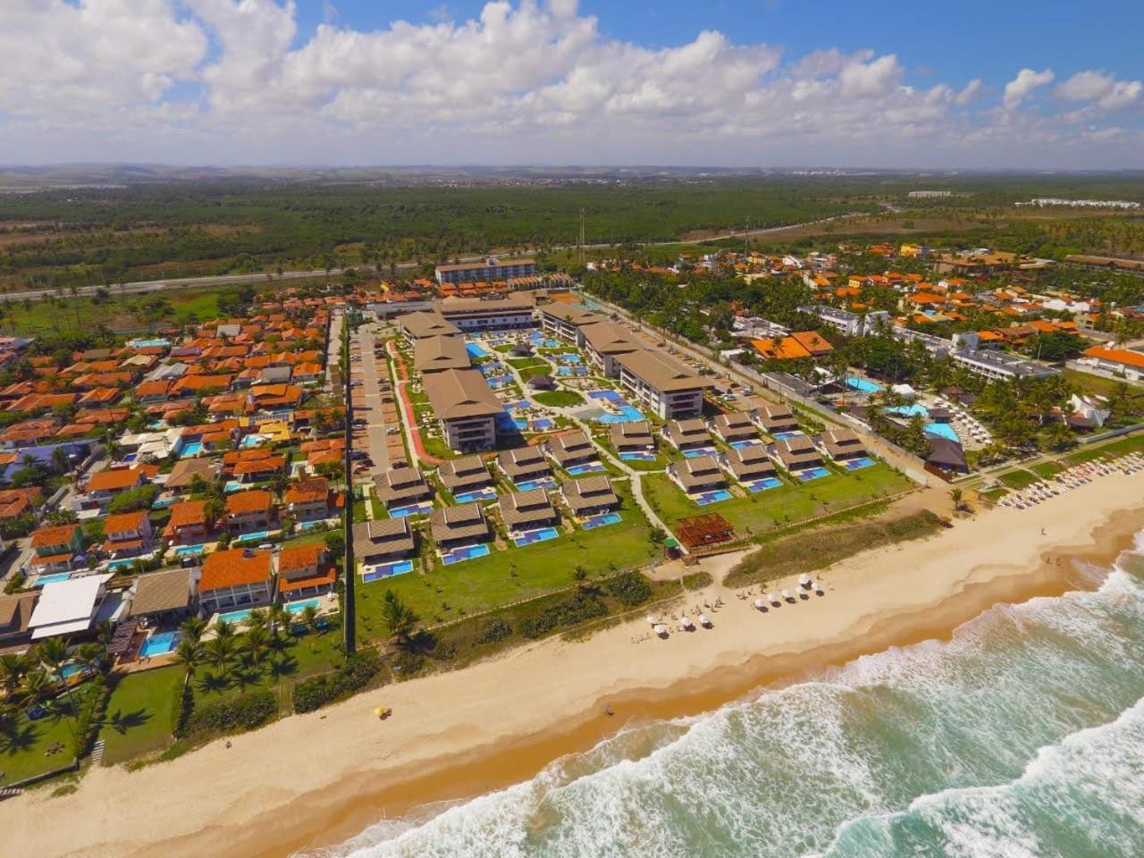Luxuoso Flat 3 Quartos, Terreo, No Cupe Beach Living - Beira Mar De ปอร์โต จิ กาลินญาส ภายนอก รูปภาพ