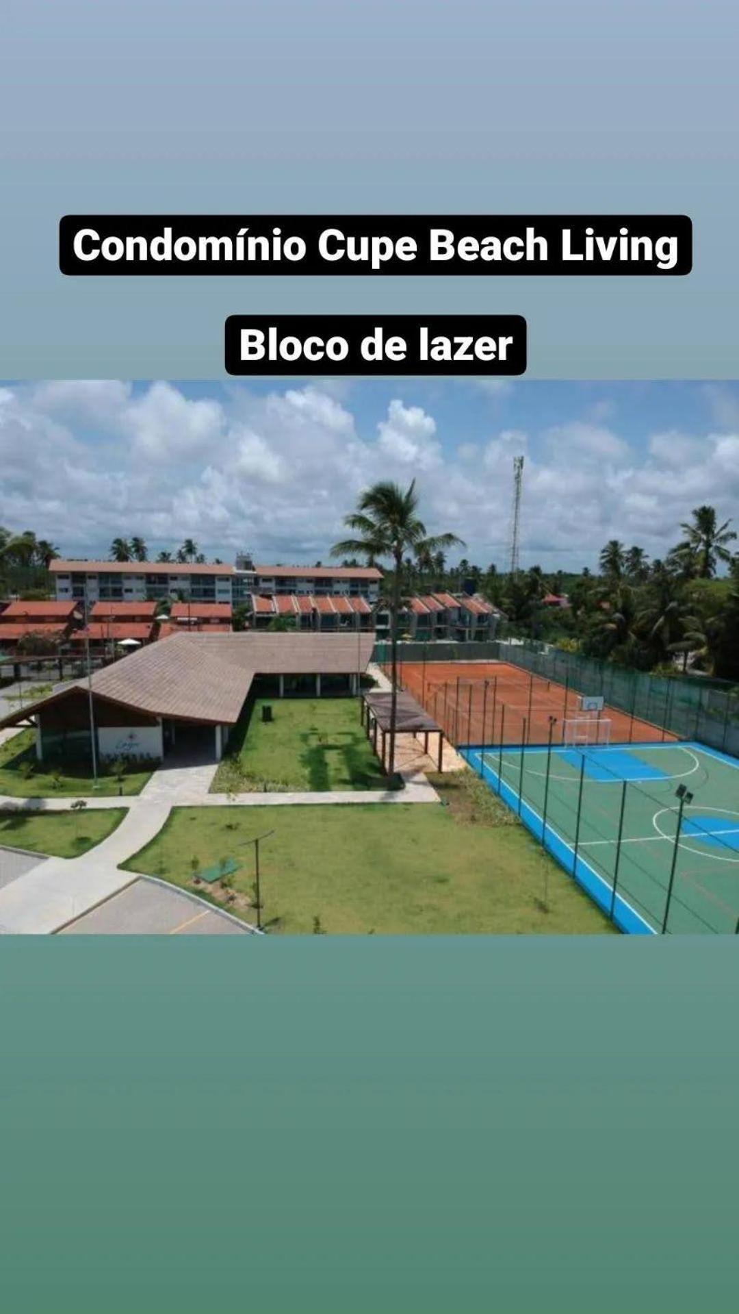 Luxuoso Flat 3 Quartos, Terreo, No Cupe Beach Living - Beira Mar De ปอร์โต จิ กาลินญาส ภายนอก รูปภาพ
