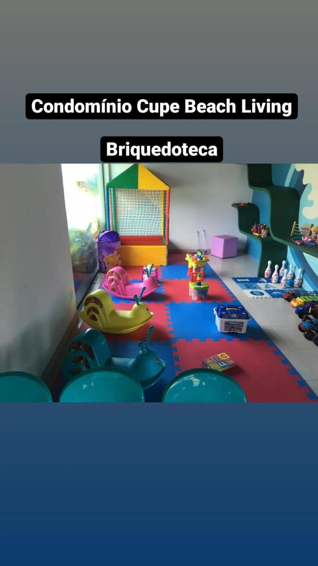 Luxuoso Flat 3 Quartos, Terreo, No Cupe Beach Living - Beira Mar De ปอร์โต จิ กาลินญาส ภายนอก รูปภาพ